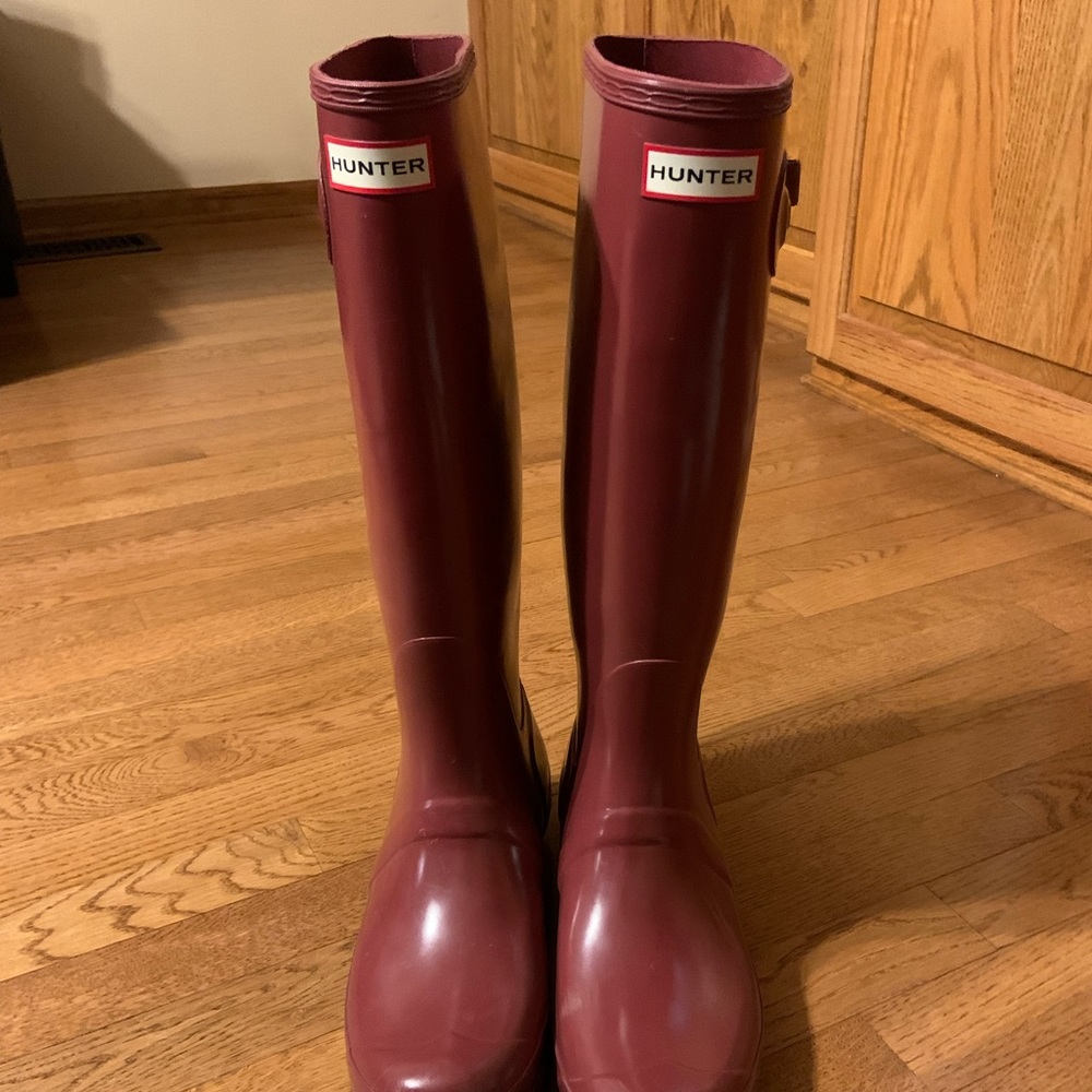 Mauve Pink Hunter Rain Boots